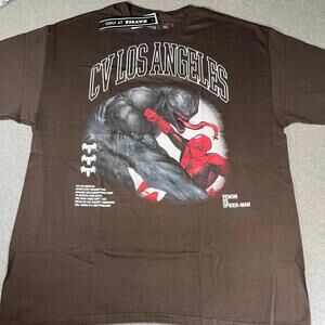 Marvel CV Los Angeles Venom vs Spider-Man Men’s XL Graphic T-Shirt Marvel